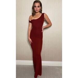 Proenza Schouler One Shoulder Crepe Jersey Maxi Dress, $1,290 NWT, Size 2, 131